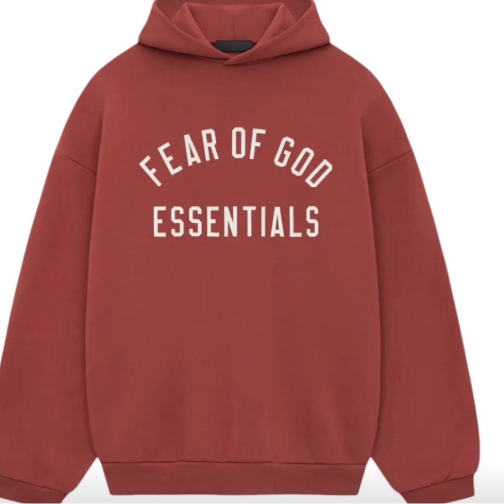 Essentials Fear of God Crimson Hoodie in XXL